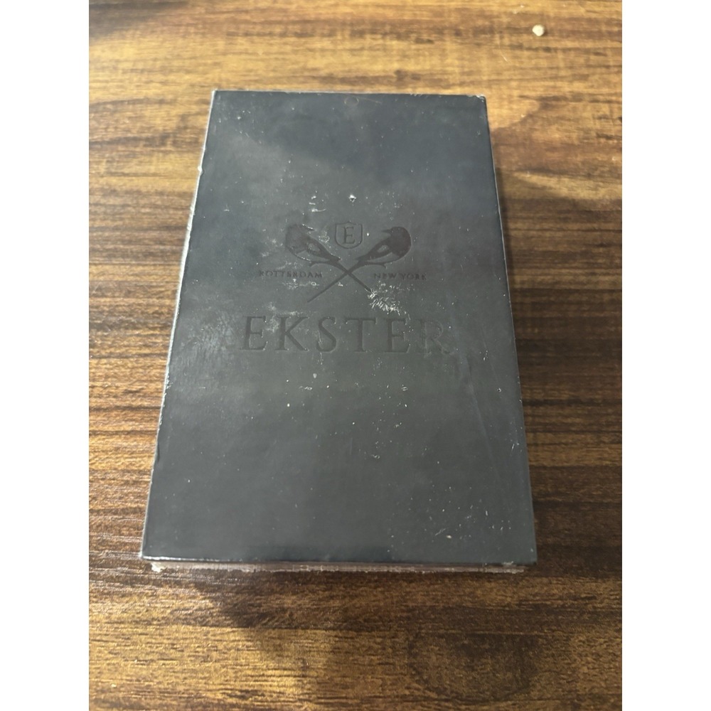 Ekster Parliament Wallet Italian Tan Leather RFID Blocking NEW In Box
